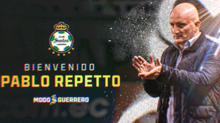 ¡Es oficial! Pablo Repetto es nuevo técnico de Santos Laguna