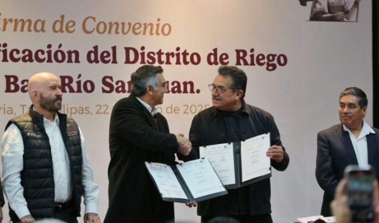 017-2025.-Firman-trascendental-acuerdo-en-Tamaulipas-tecnificaran-Distrito-de-Riego-026-con-inversion-de-4100-MDP-14-850x500